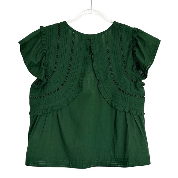 NWT Sea NY Renata Flutter Sleeve Top L - Picture 7 of 9